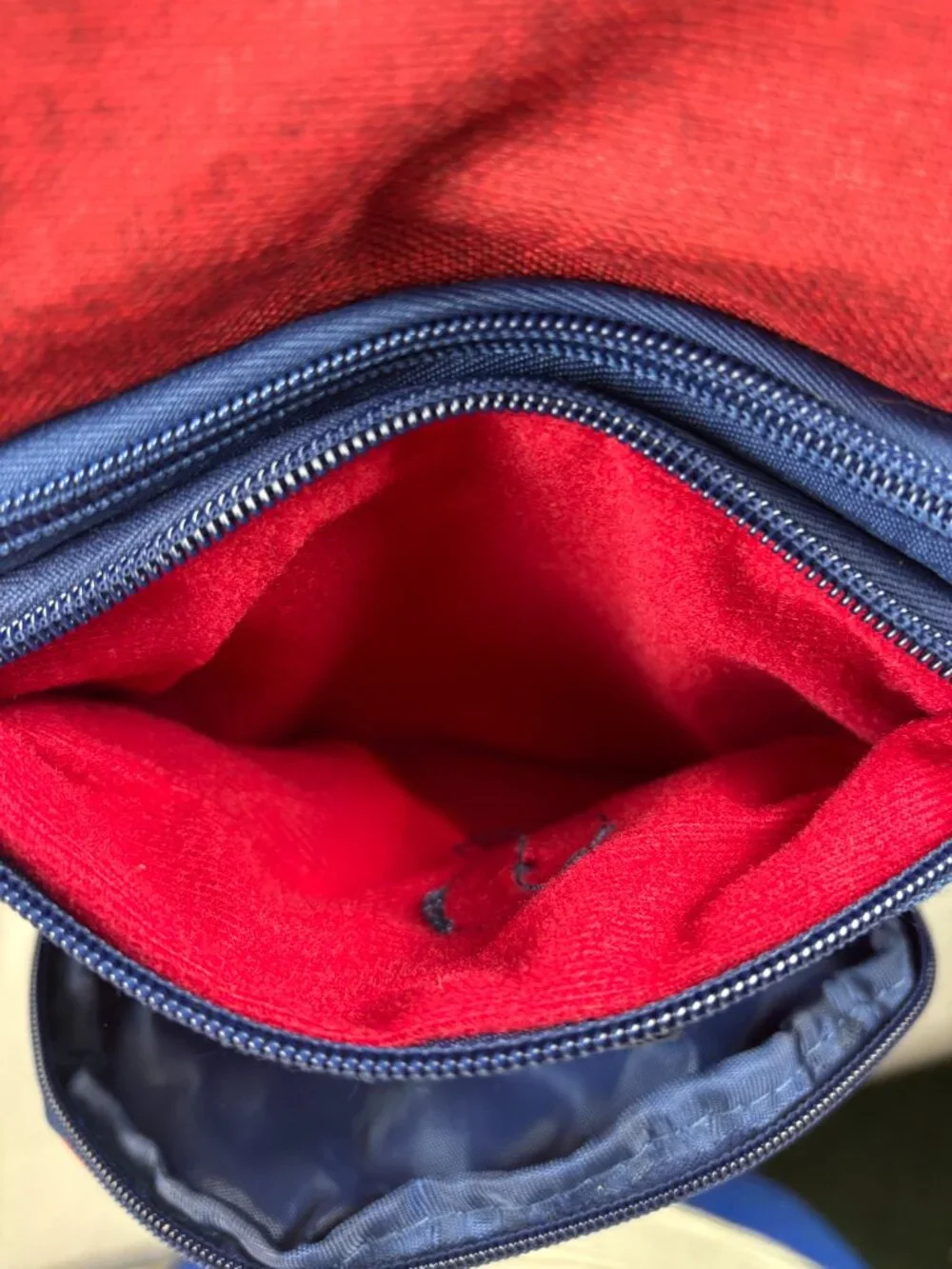 Wonder Woman Backpack DC Comics Red Blue Logo School Student Laptop Book Bag